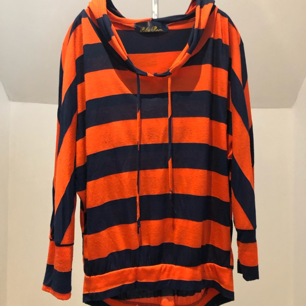 Blue and orange long sleeve